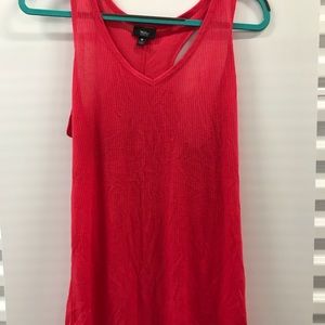 Coral tank top